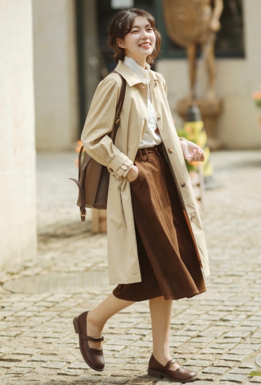 穿搭|换季别着急,一件风衣就搞定了,看博主真人示范,时髦还显高!