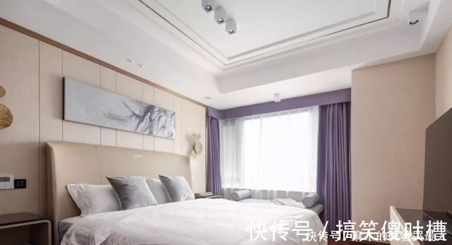高雅|140平三室装修，难得一见的精致高雅空间，主卧色调太美了！