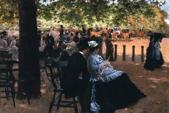 德·尼蒂斯!意大利大画家德·尼蒂斯的油画作品,莫名的好看,耐看,非常喜欢