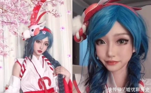 还原度最高大乔仿妆，小姐姐本人比大乔还美，网友：见过最好看的仿妆！