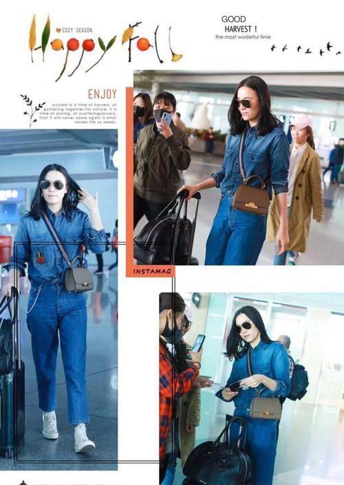 牛仔装|牛仔装怎么穿才好看，看小宋佳的牛仔私服搭配，时髦减龄又高级