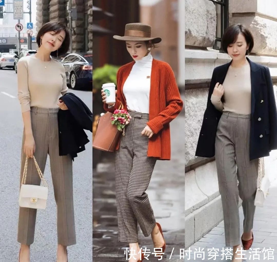 穿搭|早晚温差过大?试试这轻熟风穿搭,简约大方又高级,适合40岁女人
