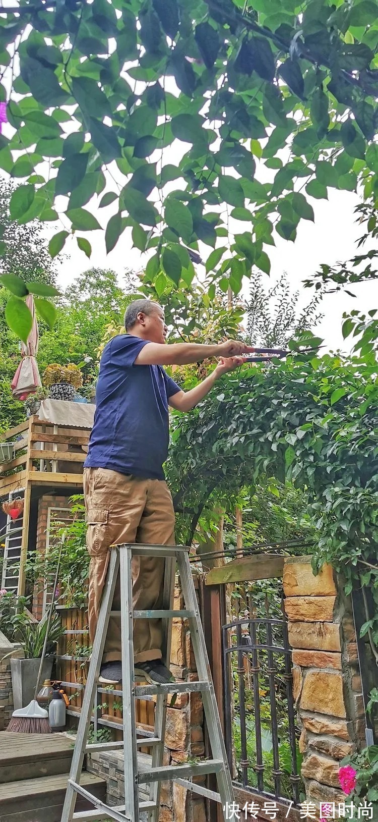 薇月|四年前,接手了朋友带120㎡院子的房子,打造成花园后朋友羡慕了