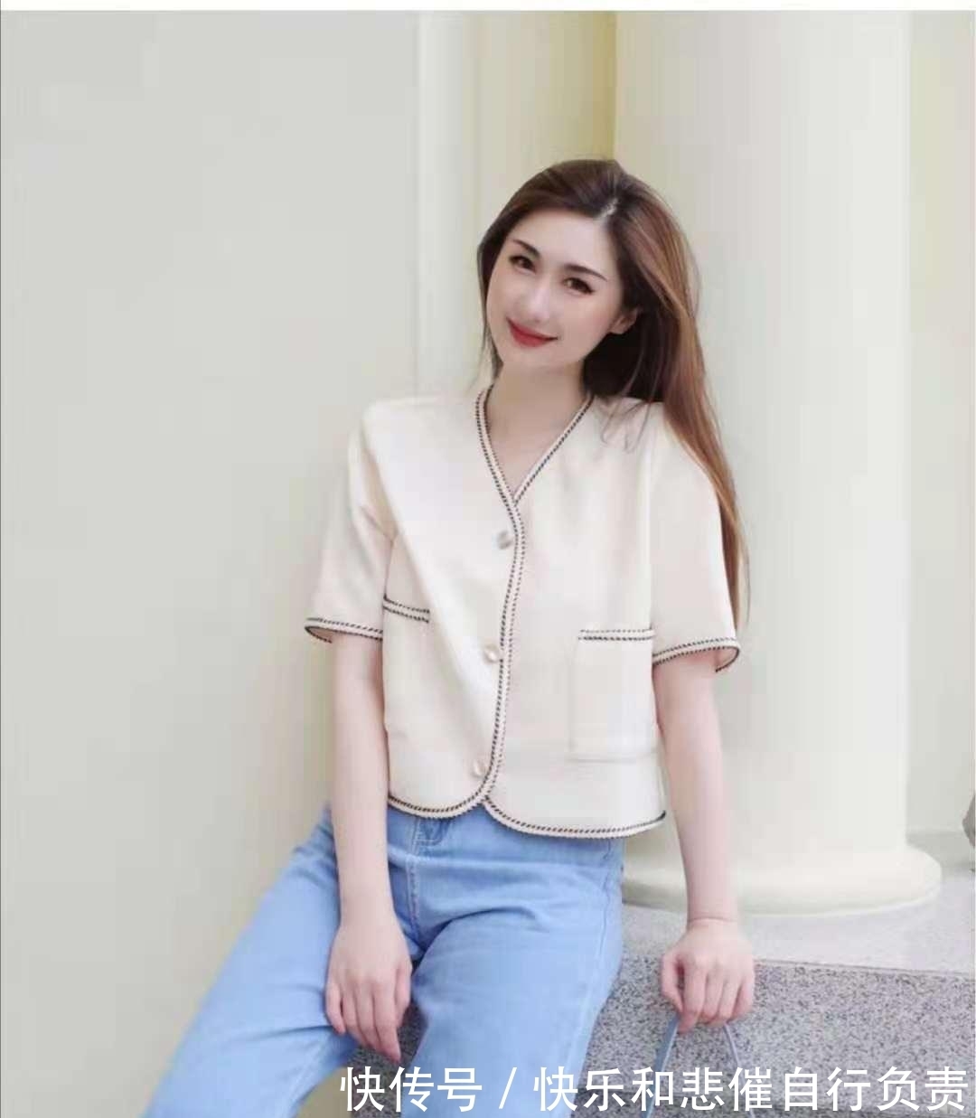 上衣|夏季宽松牛仔裤搭配什么上衣好看