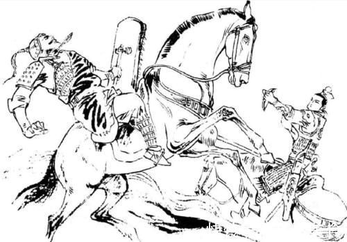 绝招@罗通的回马枪被番将识破,当敌人正吹嘘时,却被罗通另一绝招所杀