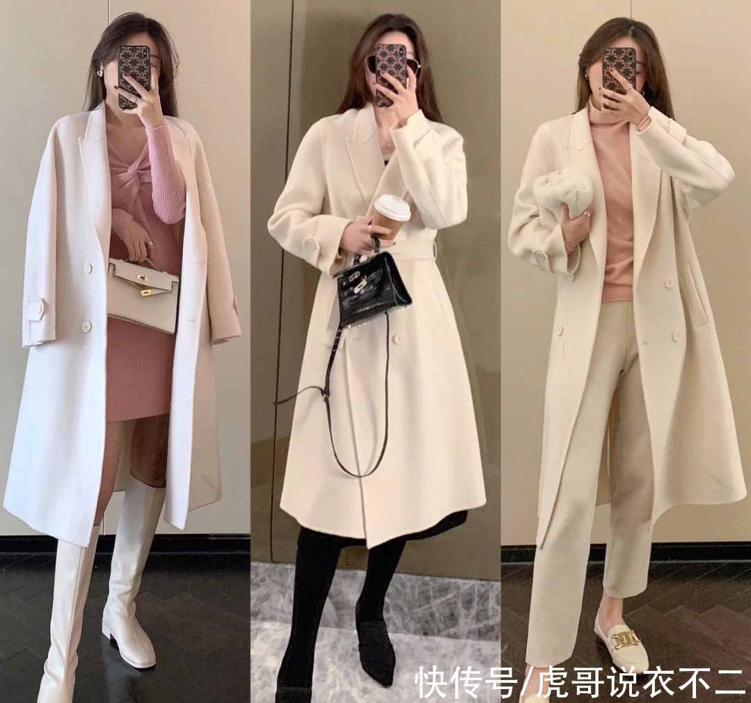 看了这么多韩系大衣look，还是她的穿搭最高级，简直是模板