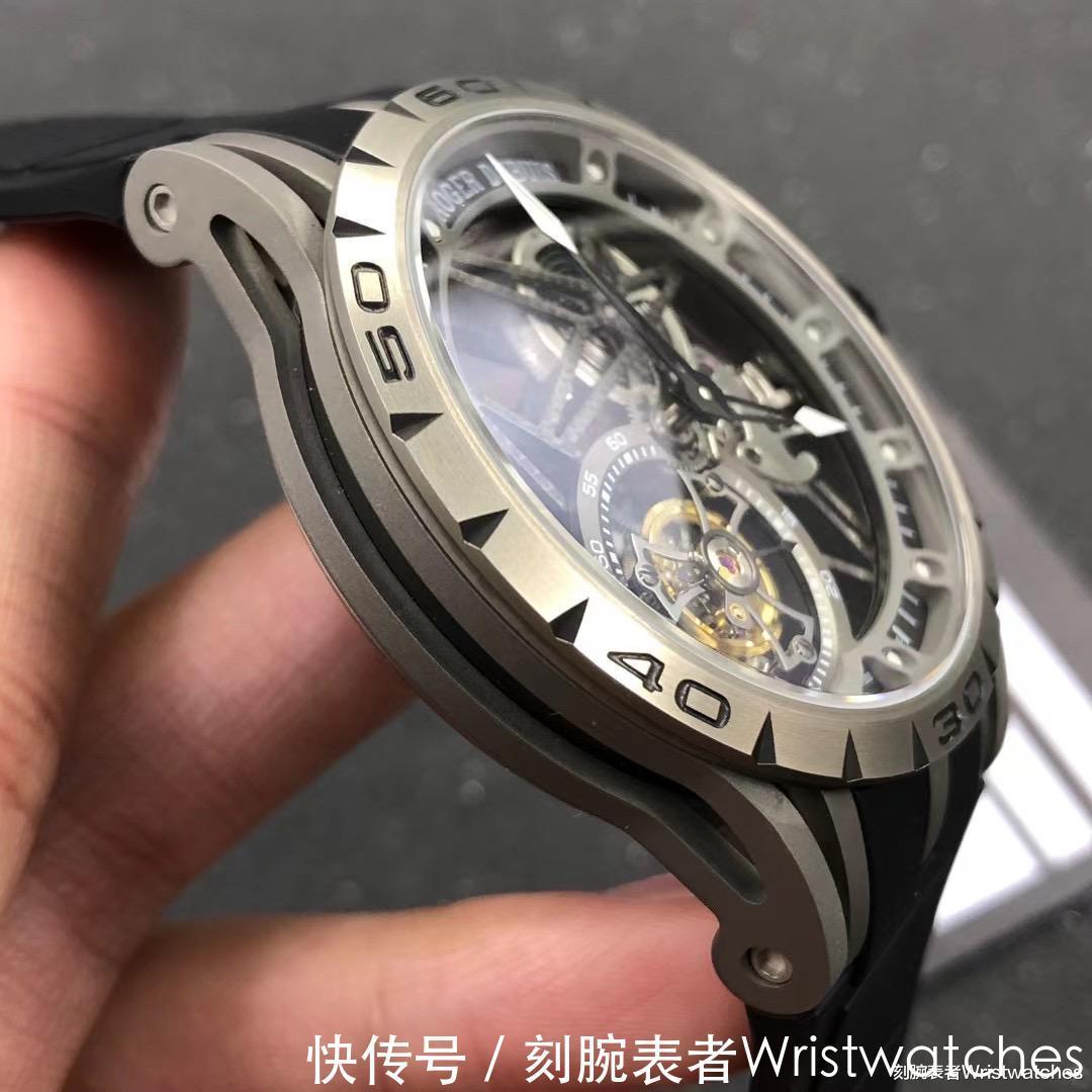 钛合金|BBR厂罗杰杜彼王者系列0545钛合金陀飞轮复刻表测评!