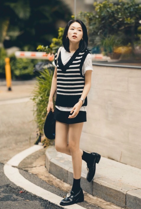 大长腿|小个子女生别总穿长裤,试试“下半身失踪”穿搭法,显高又洋气