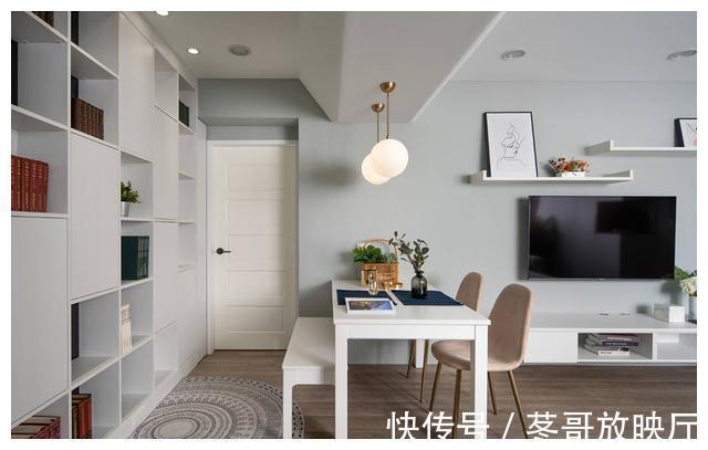 淡雅|她家是小户型装修的典范,套内66㎡,淡雅北欧风,简约又耐看!