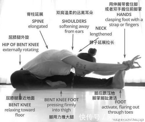 瑜伽毯|瑜伽体式精讲第26式：头碰膝前屈伸展坐式