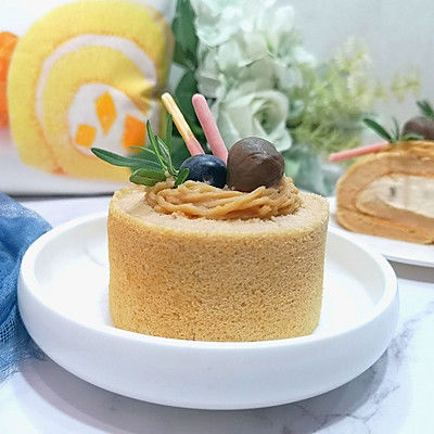 伯爵红茶栗子蛋糕