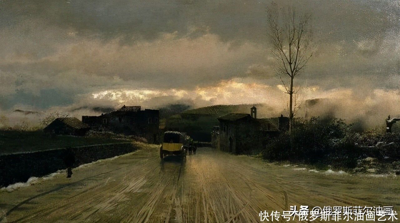 油画作品|意大利大画家德·尼蒂斯的油画作品，莫名的好看，耐看，非常喜欢