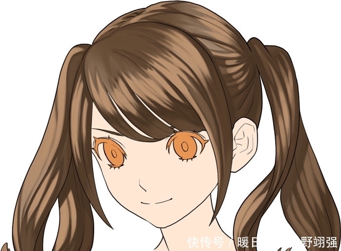 线条画|人物头发上色其实很简单!画不好是你没学会正确的绘画方法!