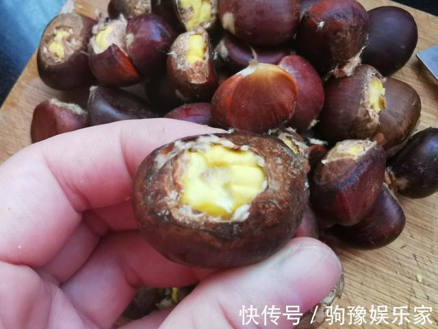 巧克力色|生板栗快速去壳，1分钟剥30个，颗粒完整，附板栗挑选技巧