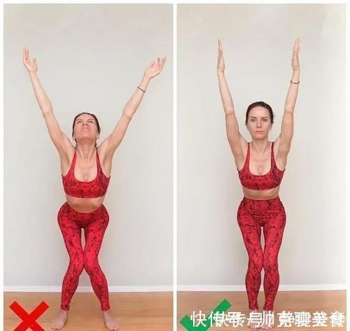 体式要点|23个常见易错瑜伽体式正误对比图,初学者尤其要注意啦