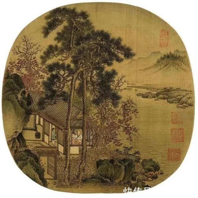 人物画&自带气度在画中，南宋完美画家刘松年