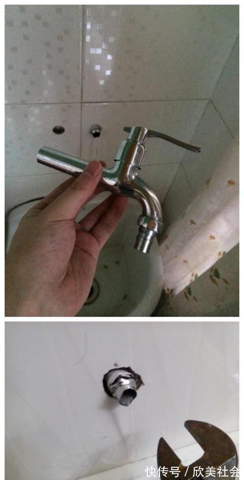 那些事|水龙头角阀断管里?拆墙取出要500元?10块钱教你轻松搞定