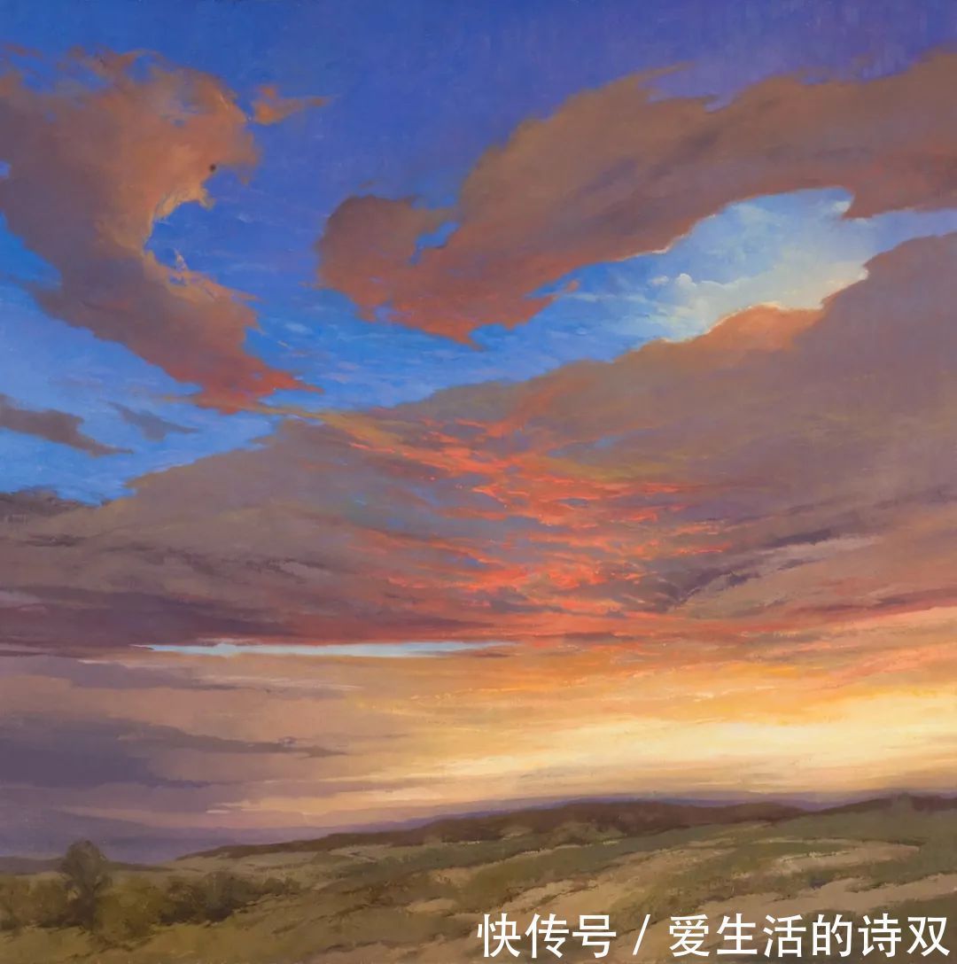 卢伯克$大卫·格里芬的风景油画高清图，放大看，更迷人