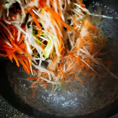 绿豆芽|这样的彩丝凉拌捞#少盐饮食 轻松生活#你能吃多少?