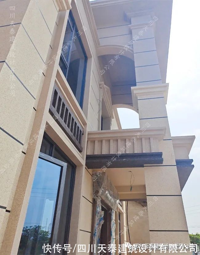 完工|四川自贡三层欧式乡村别墅完工实景 农村别墅自建房 自贡施工队