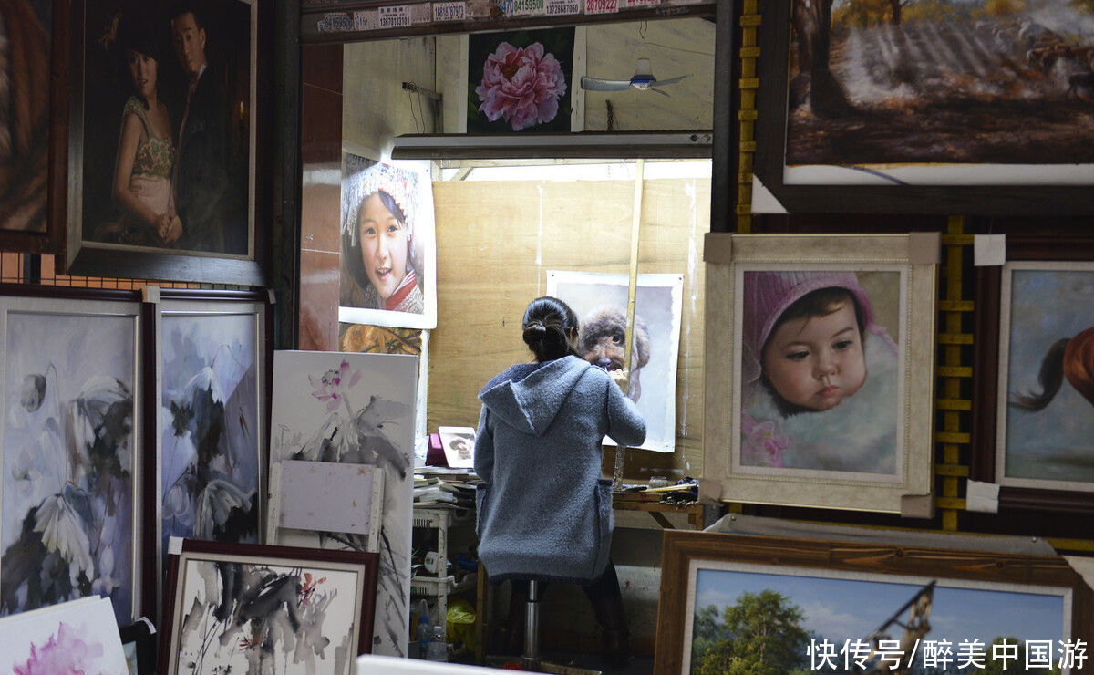  气息|探访大芬油画村，艺术气息浓厚，深圳最大的油画产业聚集区