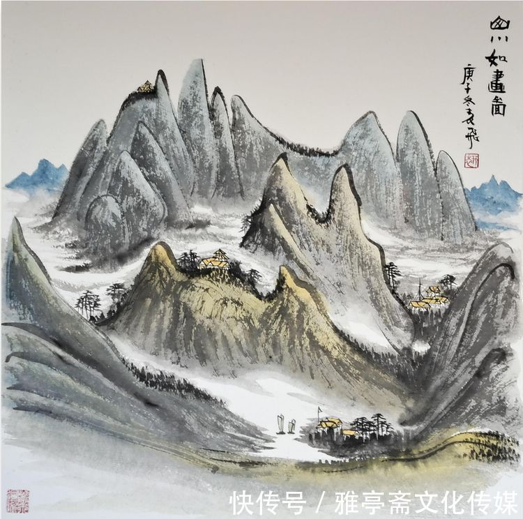 艺术学院#金虎纳福 翰墨迎春——全国重点艺术推荐名家袁飞