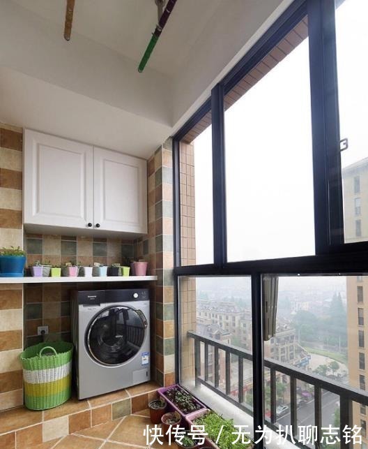 晾衣杆|下一套房子,洗衣机坚决不放阳台,晾衣杆也不装,给大家瞧瞧