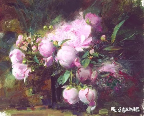 美术学院$皮诺德埃尼的油画人物,色彩斑斓,动静结合,光彩照人