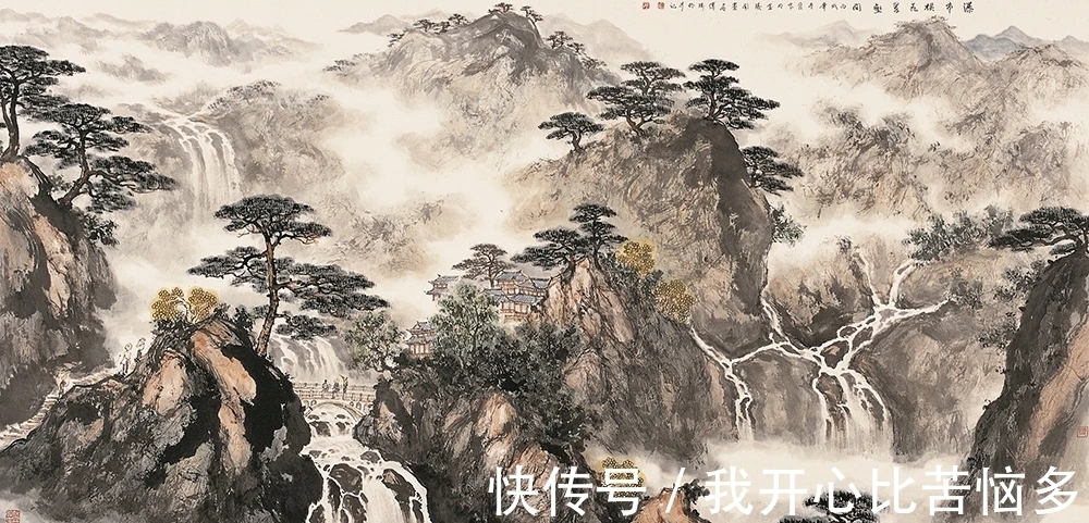 傅瑜明|传统山水的意境之美|傅瑜明山水画