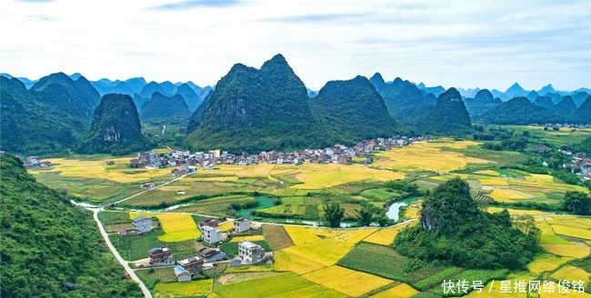 当绝美峰丛遇上金黄油菜花，忻城美得不像话！土司古城·浪漫忻城