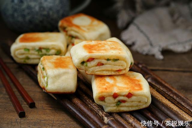 比馒头还好吃的切面饼,葱花火腿饼,不用发面省时省力