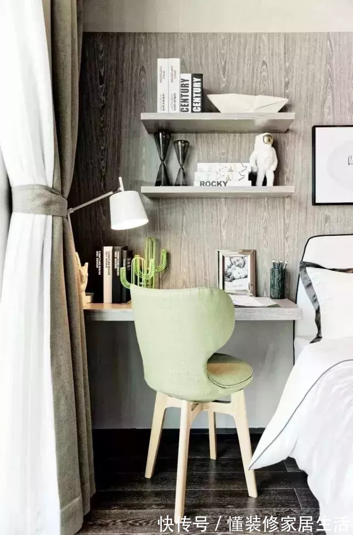 实用|不用专门预留书房了,这种卧室书房一体的设计最实用