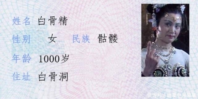 高老庄#西游记身份证来袭:忍了孙悟空的号码,看白骨精的民族:笑到抽筋!