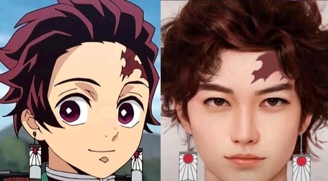 魇梦|当《鬼灭之刃》被还原成真人,次元壁脆弱得不堪一击,这也太像了