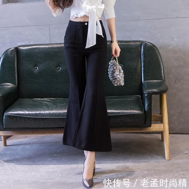 紧身|40岁女人上班穿的裤子别太紧身,久坐不舒服,宽松亲肤才更好