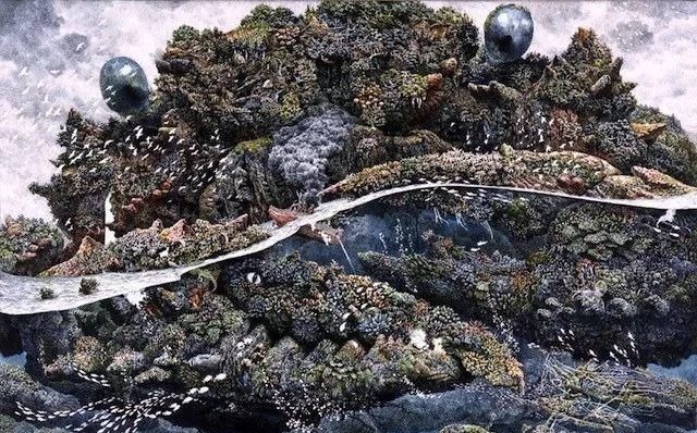 幅画!一幅画画了3年,细到要用放大镜,他把钢笔画玩到了极致