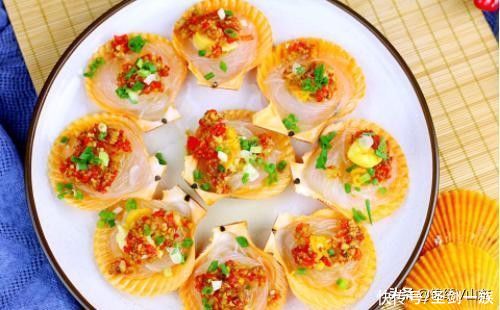 扇贝|挑选12款菜肴分享，常见的稀罕的，好吃的美味的，动手做起来吧