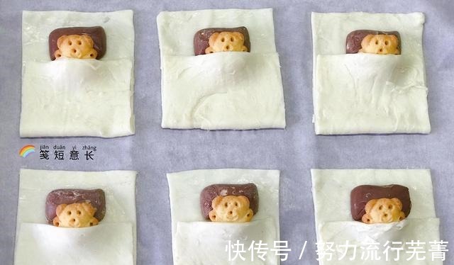 这也太可爱了吧!孩子说舍不得吃,酥脆掉渣儿特别香,10分钟搞定!