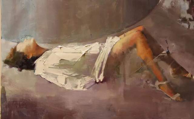 油画颜料|她以生动、动感和现代的笔触,描绘画面