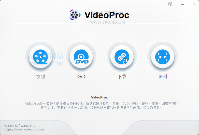 VideoProc Converter AI v6.1.0 视频转换软件绿色便携版