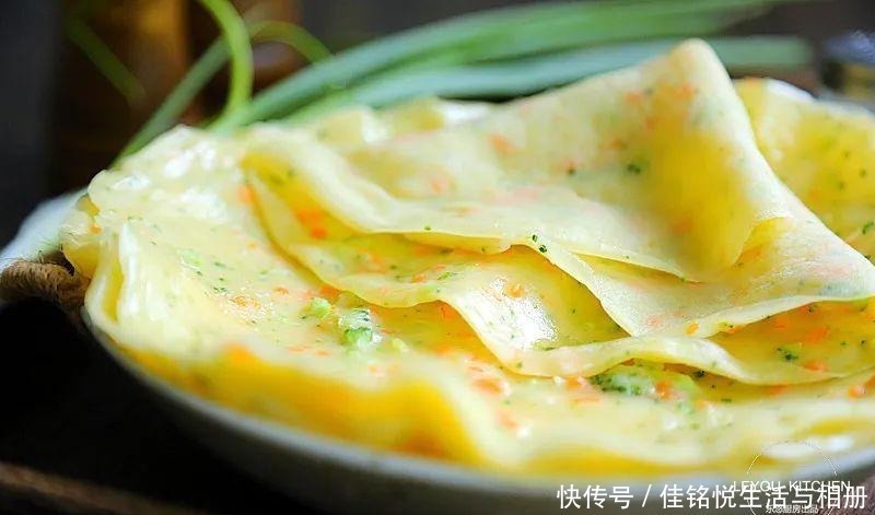西兰花|10分钟早餐饼，不用揉面，有菜有蛋，放凉了吃也很软