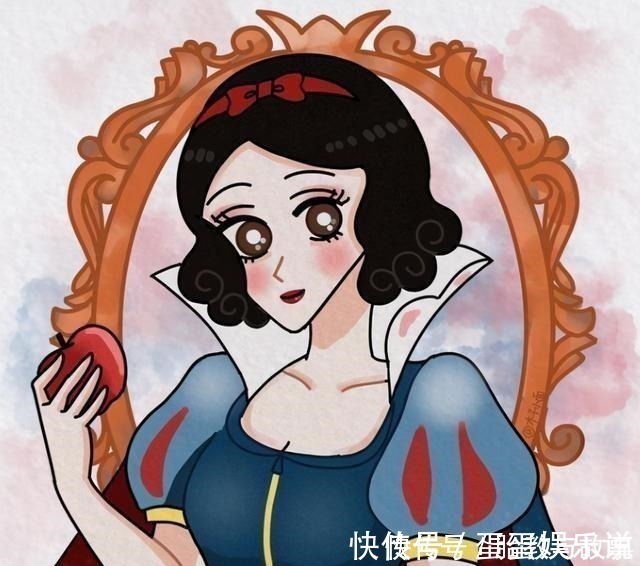 蜡笔小新|当迪士尼公主变成蜡笔小新画风，艾莎女王太可爱，最帅的当属木兰