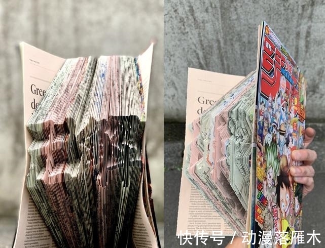 高手|果然是高手在民间,他竟然把《海贼王》折出了3D效果