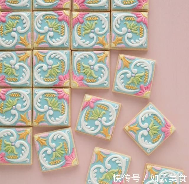 糖霜饼干|一双巧手，做出童话般的翻糖饼干，看完你会舍不得吃网友称太美