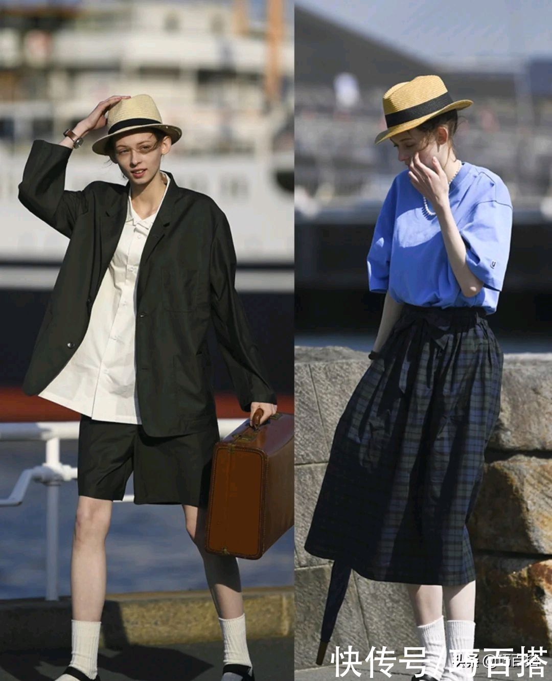 学生党旅游怎么搭配？18套英伦复古风穿搭，日常度假穿都很亮眼