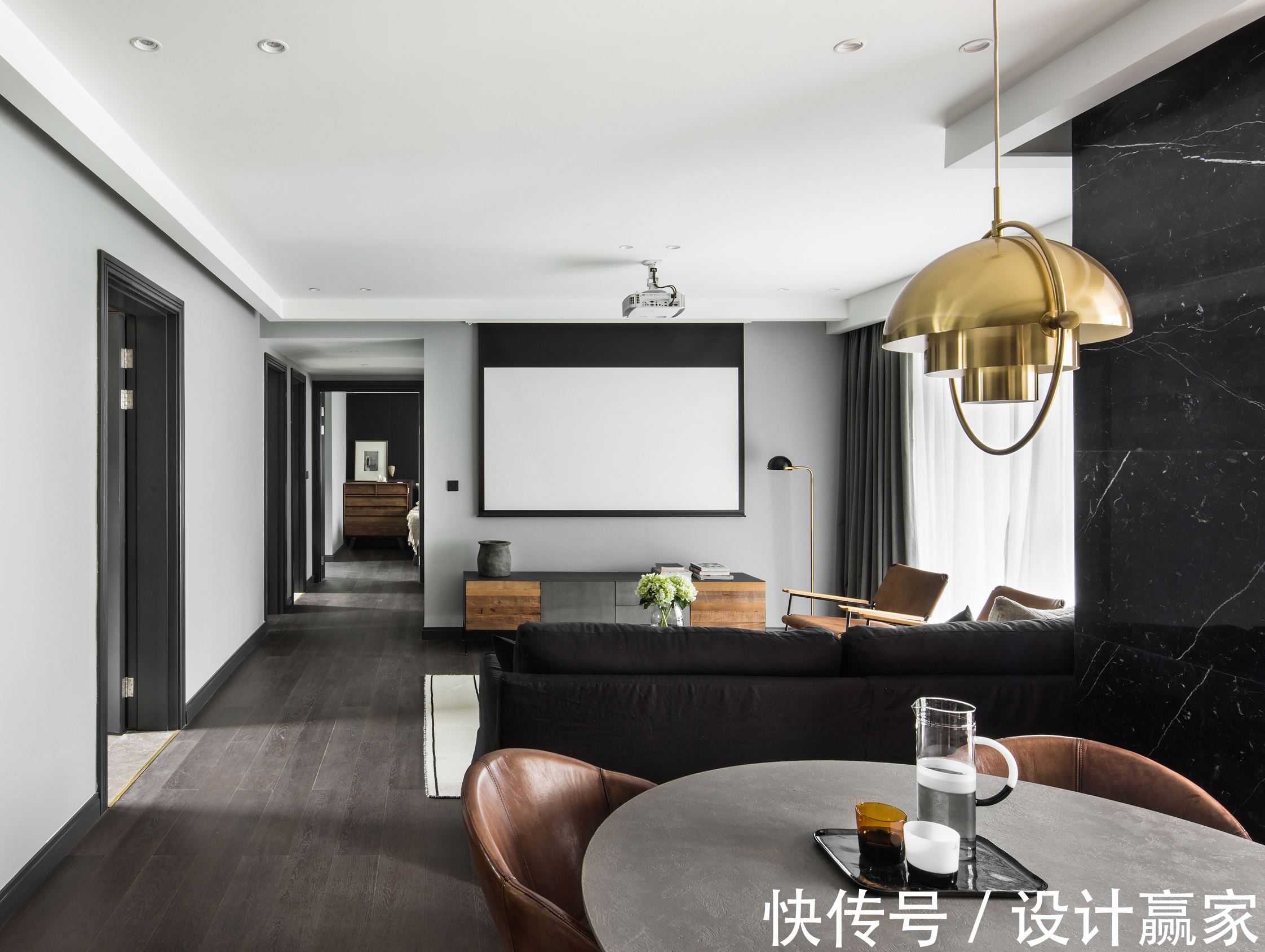 空间|110㎡时尚空间，40万打造的自然美家，住下就不想走