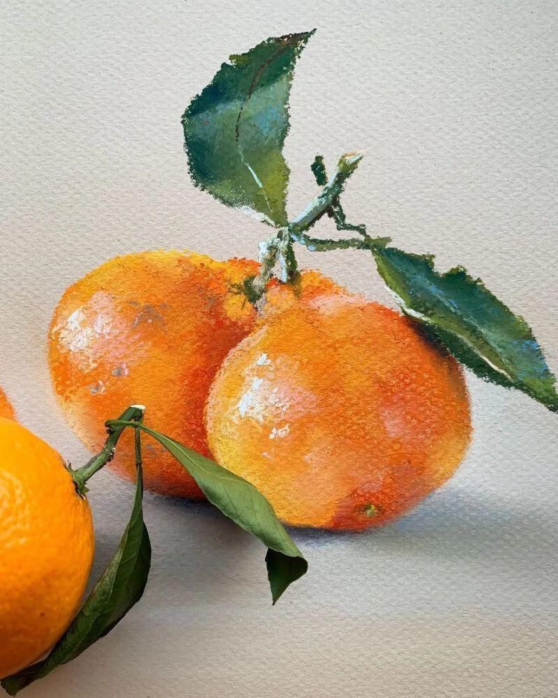 花瓣#太疯狂了!原来用粉笔画画,也可以这么美,简单几招教你,美到邻居羡慕嫉妒