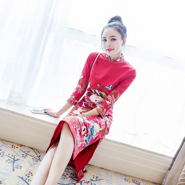 蕾丝|优雅的东方新娘,一袭中式嫁衣,展现你的气质美