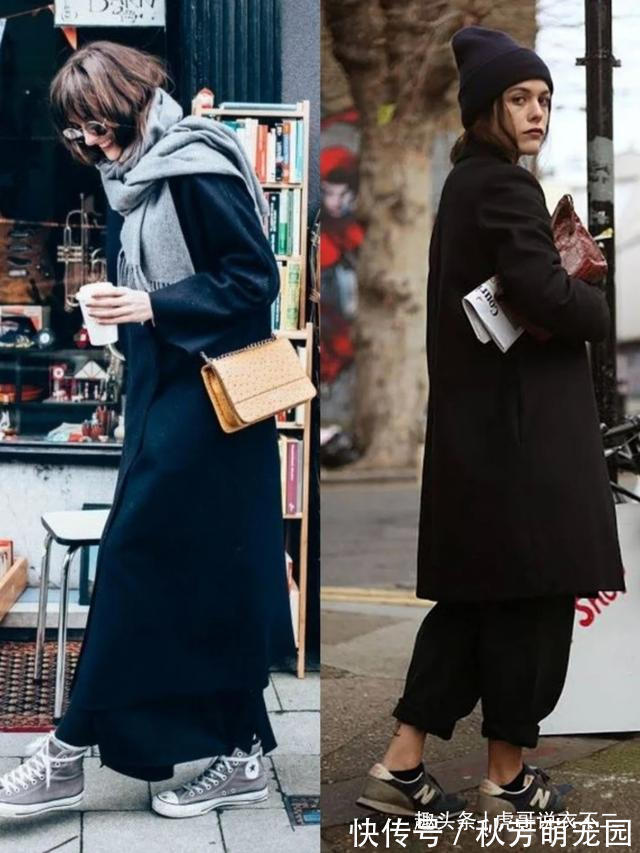 毛呢大衣 谁说黑色老气横秋?那是你没穿对,选对单品、掌握配色超高级