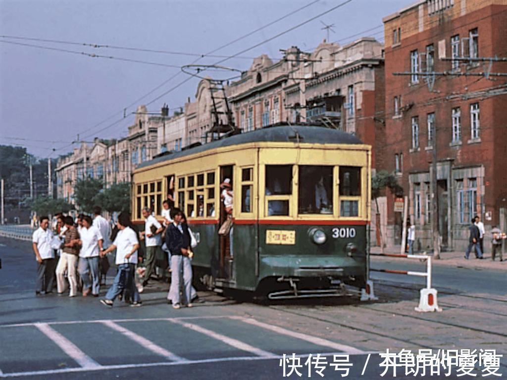 有轨电车|老照片 有轨电车长期存在的城市, 大连1983年